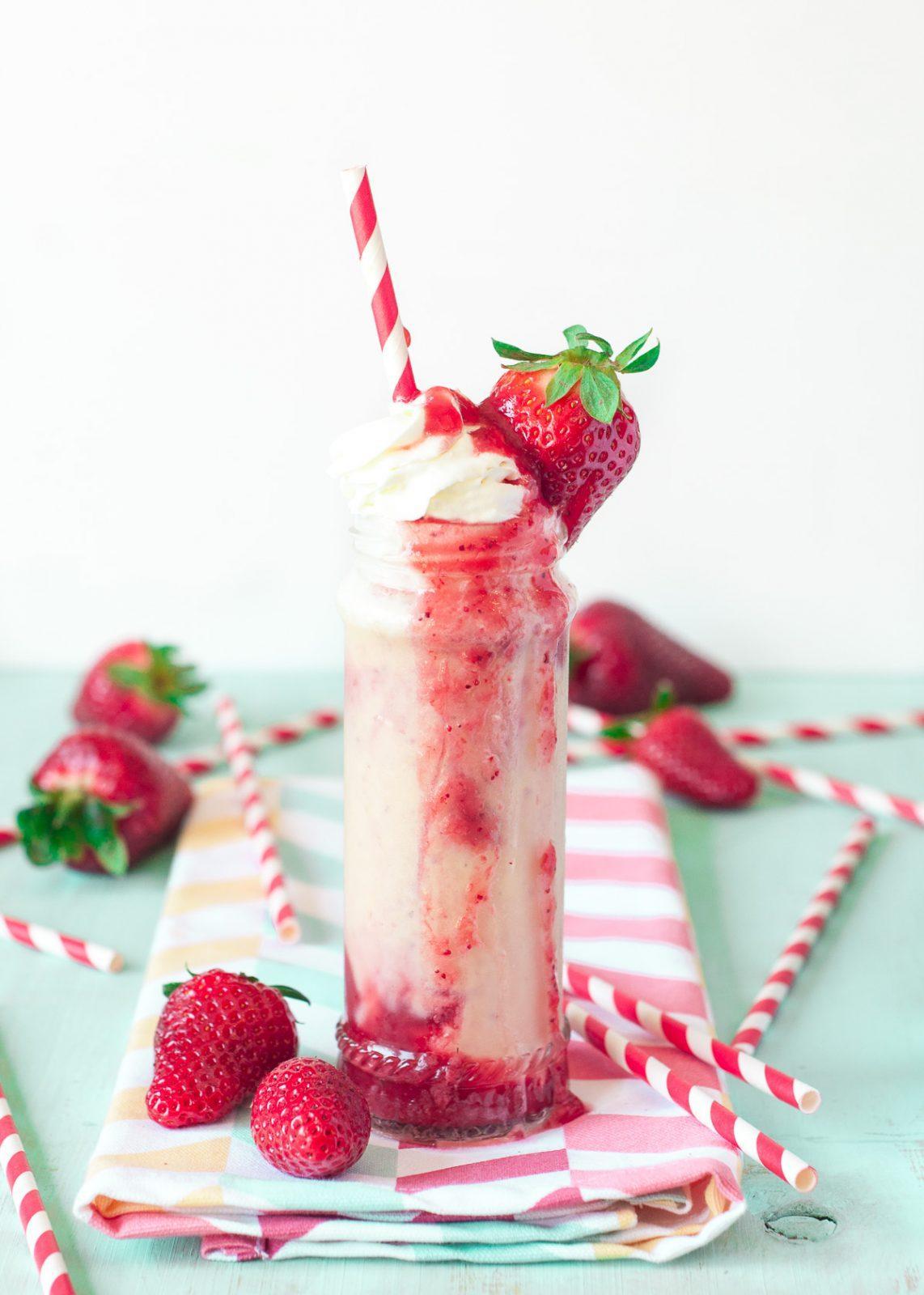 Foto em destaque de MilkShake de Morango