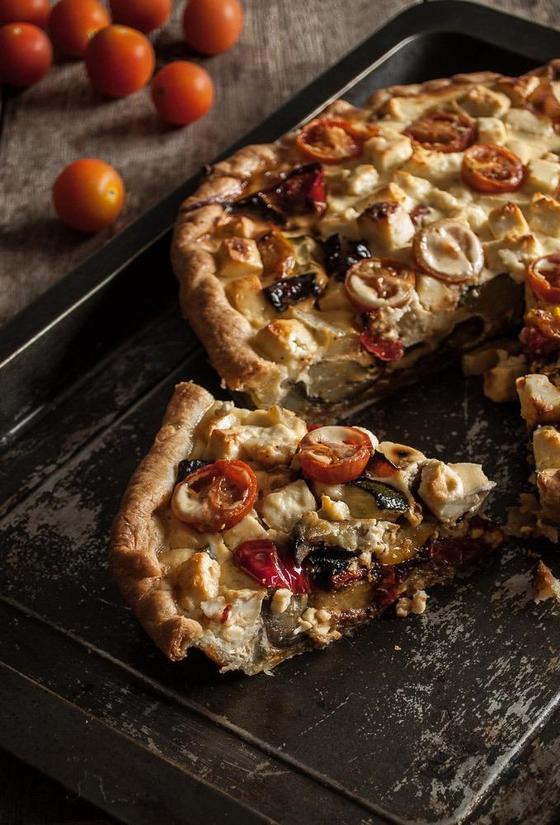 Foto em destaque de Tarte de Legumes Assados