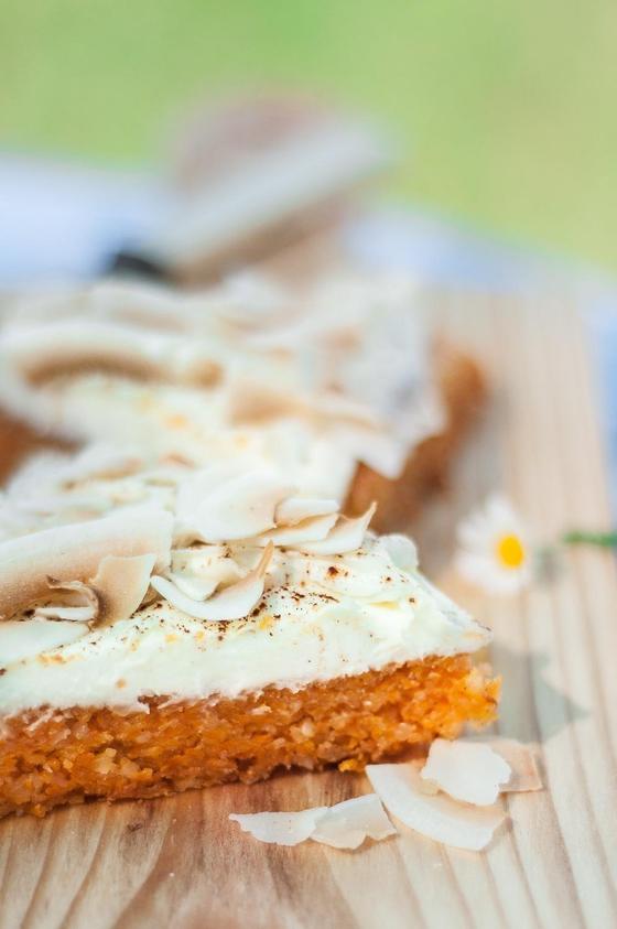 Foto em destaque de Tarte de Cenoura e Amêndoa (Sem Glúten)