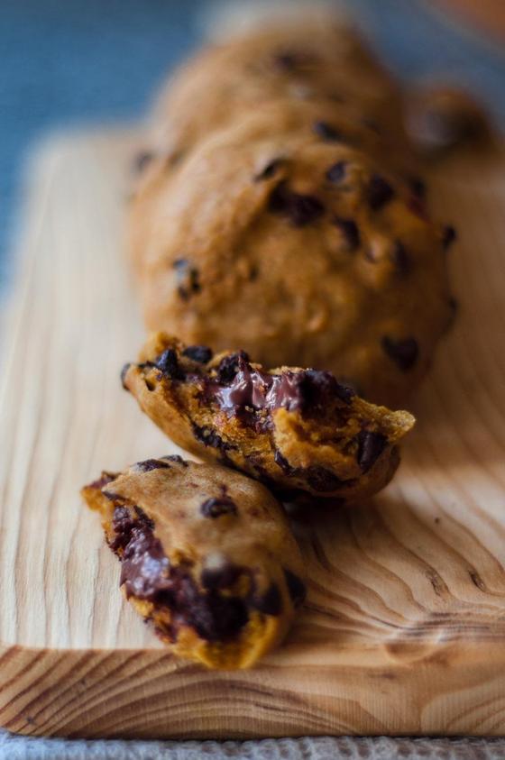 Foto em destaque de Bolachinhas de Abóbora e Chocolate
