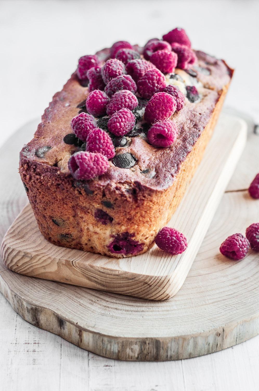 Foto em destaque de Bolo de Framboesa e Chocolate