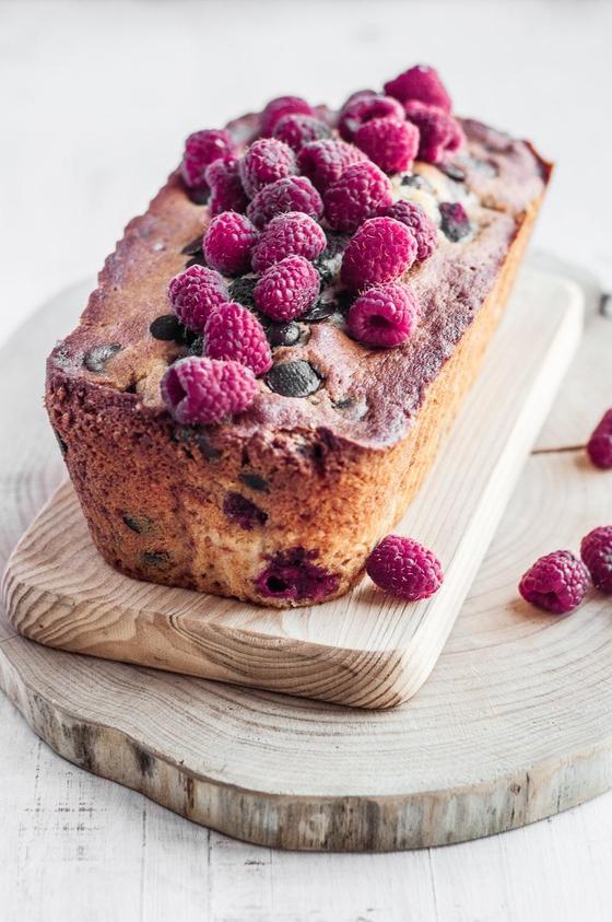 Foto em destaque de Bolo de Framboesa e Chocolate