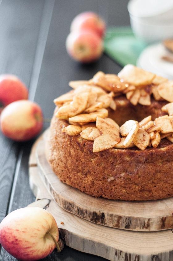 Foto em destaque de Bolo de Maçã e Amêndoa