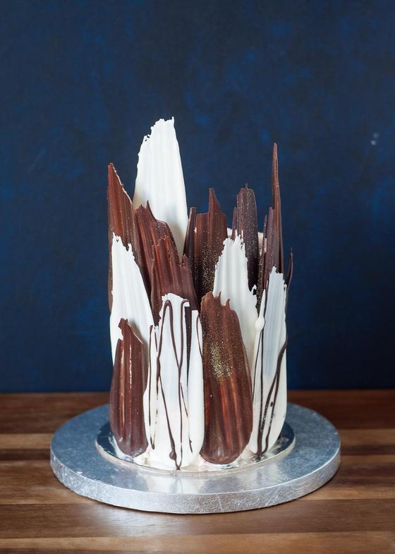 Foto em destaque de Bolo Penas em Chocolate