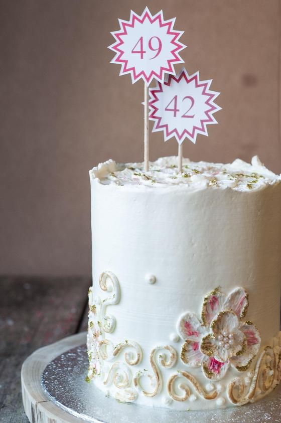 Foto em destaque de Bolo Pintado em Buttercream